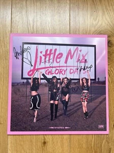 Little Mix Glory Days Pink Neon Vinyl LP Signed. Jesy, Perrie, Jade, Leigh-Anne - Picture 1 of 4