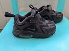 Nike Air Max 200 Triple Black Toddler Baby Size 5C Athletic Shoes AT5629-001
