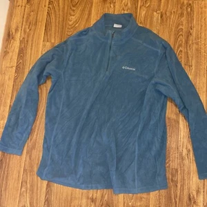 Columbia 1/4 Zip Sweatshirt Pullover Men 2XL XXL Blue Gray Colorblock Fleece - Picture 1 of 4