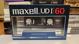 MAXELL UDI 60 Blank Audio Cassette Tape - Made In Japan (Sealed) New! - Picture 1 of 2
