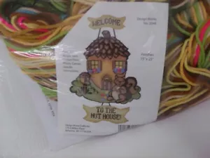 WELCOME TO THE NUTHOUSE Plastic Canvas Kit 15" x 25" Design Works HTF - Picture 1 of 2