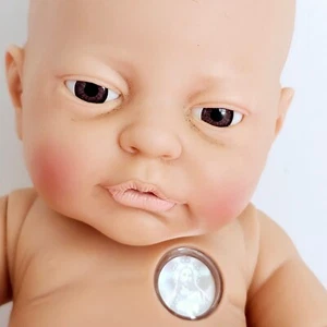 SELTENE Gott holografische Jesus Herz Reborn Baby lebensechte Mädchen Puppe M742 - Bild 1 von 12