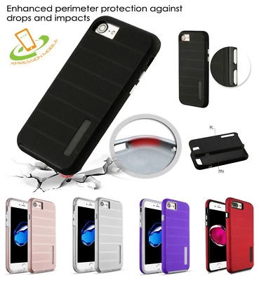 Funda protectora resistente TPU híbrida a prueba de golpes 2da generación para Apple iPhone SE Foto 1 de 4