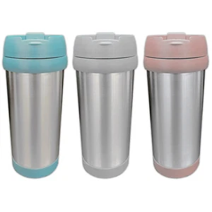 Thermobecher 450ml Isolierbecher Edelstahl Kaffeebecher 0,45l Isolierflasche - Picture 1 of 7