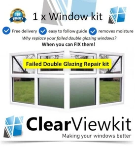 1 x Window kit Clears condensation failed blown double glazing window repairs - Picture 1 of 7