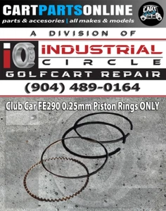 Club Car FE290 0.25mm 5177 Piston Rings ONLY - Picture 1 of 2