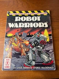 Robot Warriors Hero Games RPG- Fair Condition - Picture 1 of 3