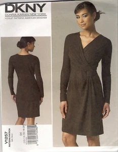 Vogue Designer Sewing Pattern 1257, Donna Karan Dress, Size 12 - 20 Uncut FF - Picture 1 of 3