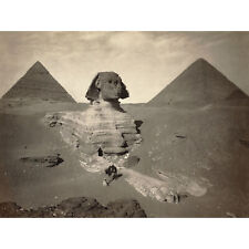 Felix Egypt Sphinx Partially Excavated Photo Huge Wall Art Poster Print