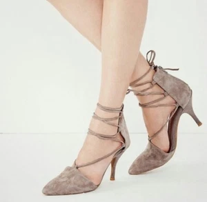 Jeffrey Campbell + Free People Berlin Lace-up Heels - Size 8 - Picture 1 of 12