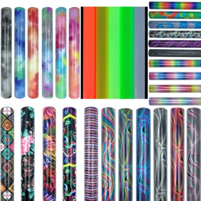 Heat Transfer Vinyl Iron on Tshirt HTV Printing for Cut DIY 32 Assorted Color - Image 1 of 4