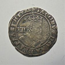 Very nice James I Shilling. c.1623-1624 Lis mintmark.