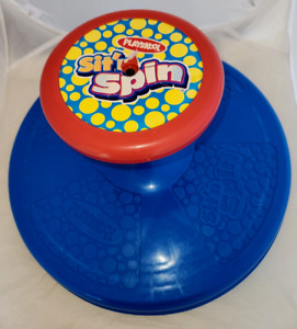 Playskool Sit N Spin Vintage 1973 Tonka Blue & Red Sit and Spin Tested & Working
