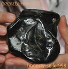 3"Chinese Hongshan Culture Unique Meteorite iron Original stone fossil Statue