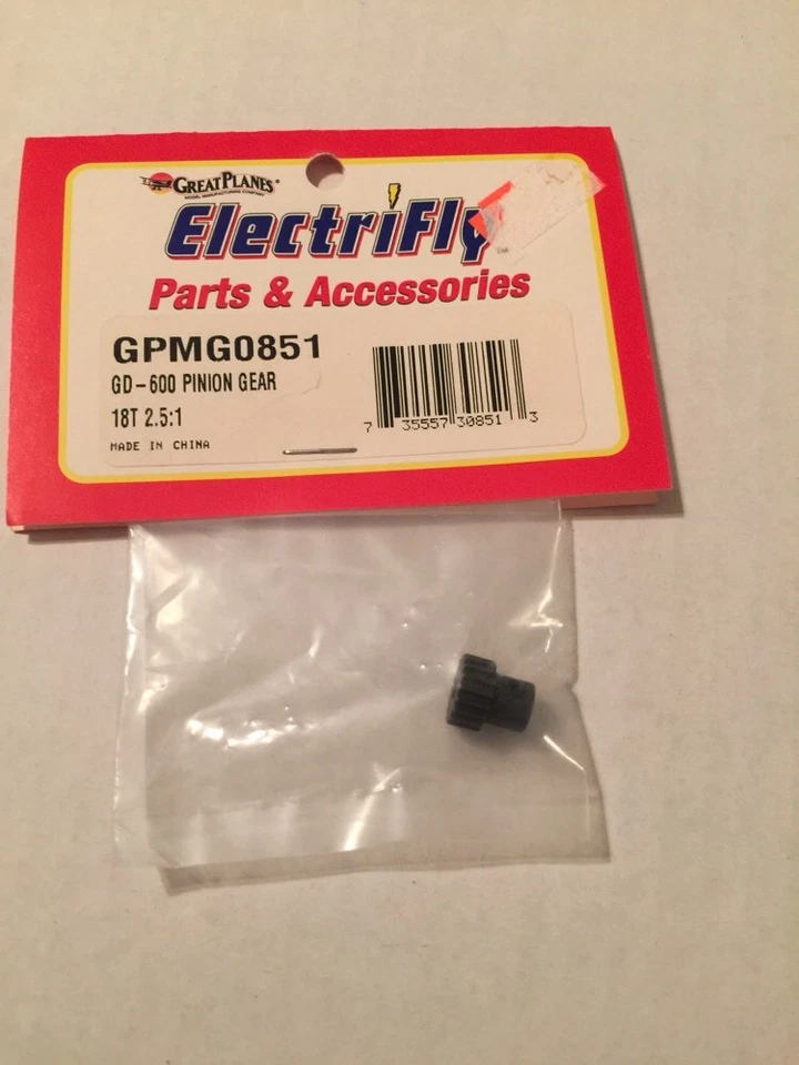 NEW- Gear Box Pinion Gear 18T 2.5:1 Ratio GPMG0851 - Image 1 of 1