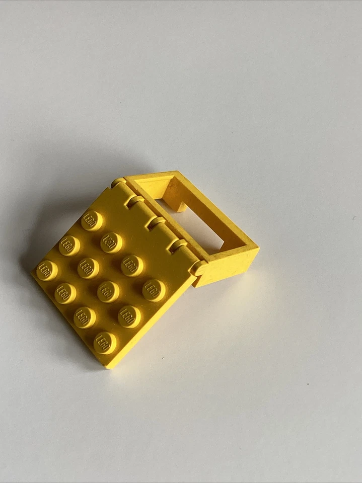 De colección Lego Amarillo Bisagra Placa Techo Parte Town Truck Clásico 4213 y 4214 Foto 1 de 1