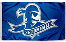 SETON HALL PIRATES 3 X 5 BANNER 3X5 FLAG FAST FREE SHIPPING NEW