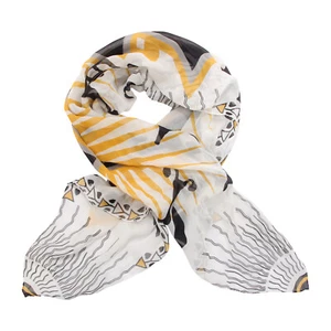 I7422 FOULARD DONNA CYCLE WOMAN SILK 80X84 CM SCARF - Imagen 1 de 4