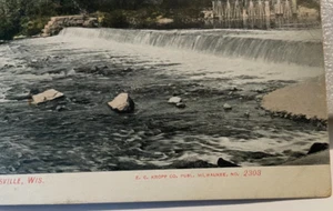 1908 Bridge & Lower Dam, Jamesville, Wis - Picture 1 of 8
