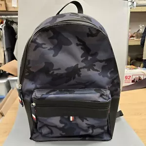 $148 NEW Tommy Hilfiger Camo Backpack Blue Black Camouflage School Bag Daypack - Picture 1 of 14