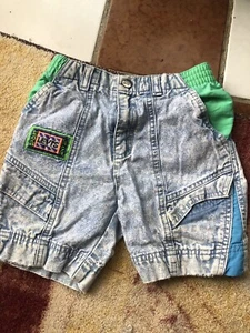 Vintage Little Levis Sport Jeans nylon Toddler Size 4T Acid Wash - Picture 1 of 12