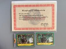 1981 Indiana Jones ROTLA Topps Vault Proof Card & COA Card #6 VALLEY OF MYSTERY