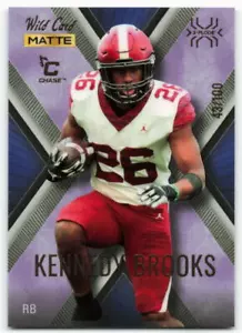 Kennedy Brooks Wild Card 2022 mate novato azul X-Plode púrpura persecución 43/100 - Imagen 1 de 2