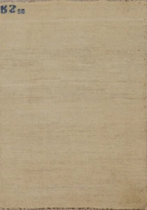 Durable Contemporary Gabbeh Solid Design Wool Rug - Made to Last! 2x3 ft - Picture 1 of 14
