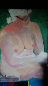 "Nature Reader" - Oil on canvas 2023 HAND SIGNED Local artist. - Picture 1 of 5