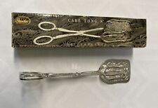 Cake Tong 8”, Silver plated, Studio Silversmith, With Box, Gently Used