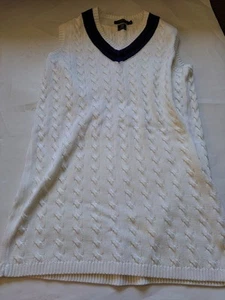 Polo Ralph Lauren Women’s Cable-Knit Cricket Sweater Dress Wimbledon Xl New - Picture 1 of 6