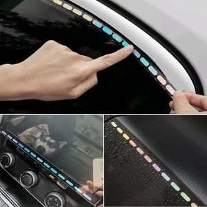 4x Car Interior Decoration Exterior Vinyl Decal Reflective Stickers Accessories - Picture 1 of 12