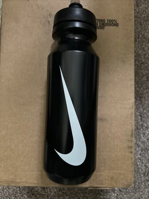 NIKE WATER BOTTLE BIG MOUTH Black 32oz NEW - Image 1 of 2
