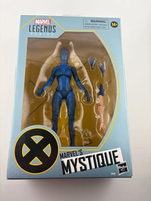 Figura de acción Hasbro Marvel Legends Mystique X-Men 6 pulgadas con accesorios Foto 1 de 2