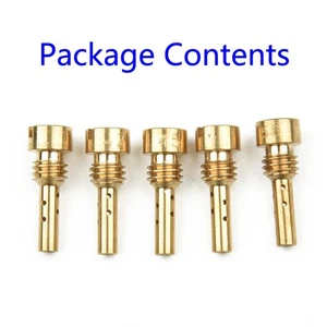 5 Slow Jet For CV CVK FCE CARB N424-25 40 42 45 48 50 Size 30-75 - Picture 1 of 13