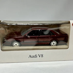 Schabak 1:43 Audi v8 1024 - Neu Ovp Dealer Box - weinrot - Bild 1 von 5