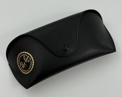 Gafas de sol Ray Ban de cuero negras estuche semi rígido de cuero Foto 1 de 3