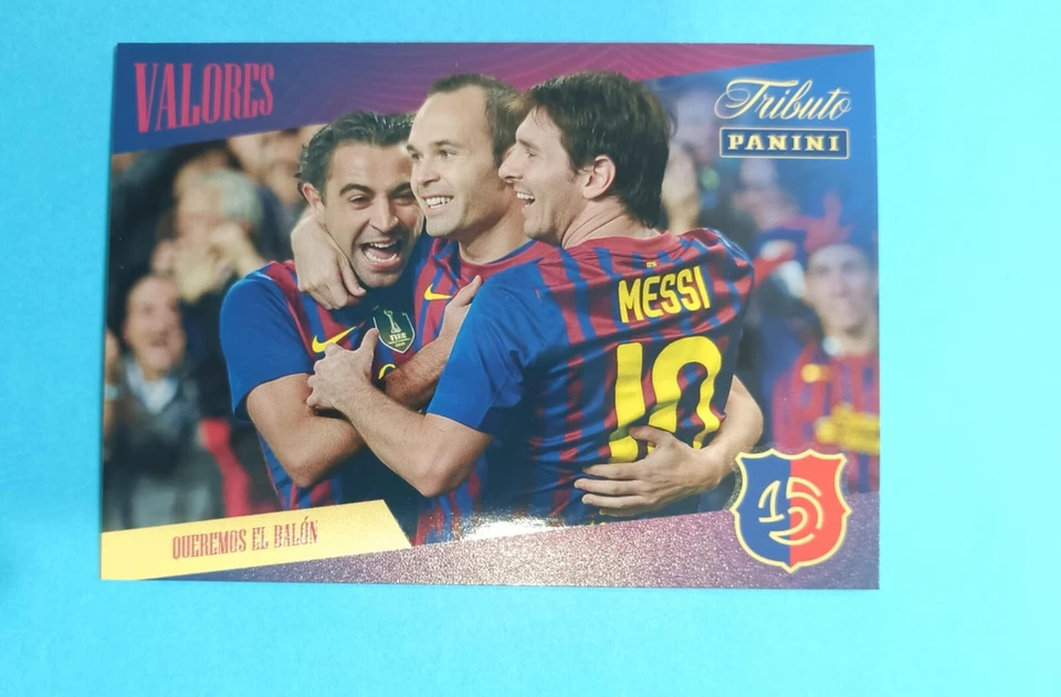 MESSI  "QUÉREMOS EL BALÓN" SERIE VALORES Tributo 125 aniversario Nº 42 Barcelona - Imagen 1 de 1