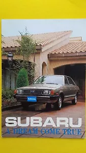 Subaru 4WD Sedan Hardtop Station Wagon MV DL GLF brochure catalogue 1980 MINT - Picture 1 of 7