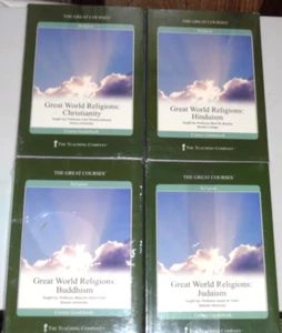 The Great Courses DVD Lot of 4 Great World Religions Judaism- Buddhism & More - Picture 1 of 3