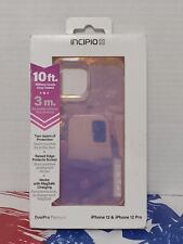 Incipio DualPro Platinum iPhone 12 & 12 Pro Metallic Pink 10ft Drop Case 