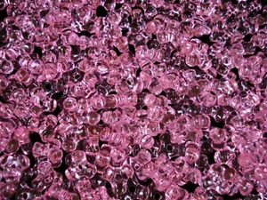 Tri Cuentas Plástico 11mm Rosa 25g Hágalo Usted Mismo Joyería Artesanía Enclavamiento - Imagen 1 de 3