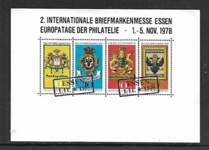 Deutschland - Essen November 1978 Philatelistische Ausstellung Block postfrisch - Bild 1 von 1