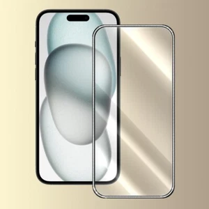 Diamond-inlaid Premium Real Tempered Glass Screen Protector for Apple 15 Pro Max - Picture 1 of 4