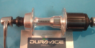 Shimano Dura Ace FH-7402 UG Rear Road Hub -32H- w/QR- NEW/NOS 7/8-Spd- 130MM++ - Image 1 of 4