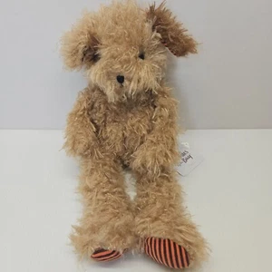 Bunnies By The Bay Brown Scruffy Puppy Dog Plush Stuffed Toy 12" With Tags - Picture 1 of 6