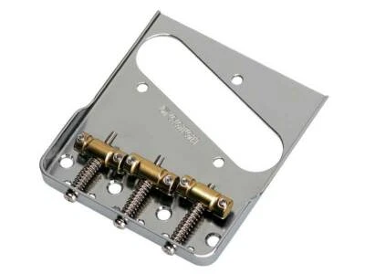 Gotoh BS-TC1S Vintage Telecaster Bridge Compensated Saddles Cut Sidewalls CHROME