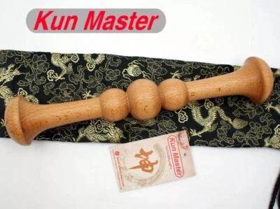 KUN MASTER Tai Chi stick, Martial Arts Tai Chi Ruler, Tai Chi Ban ,Fitness bar(Beech) Gift