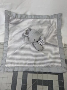 Circo Gray Stripe Elephant Lovey Target Security Blanket 2015 Stuffed Animal Toy - Picture 1 of 6