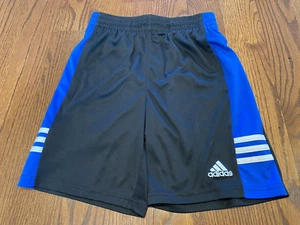 Boys Adidas Short Black with Royal Size M (10-12) - Picture 1 of 5